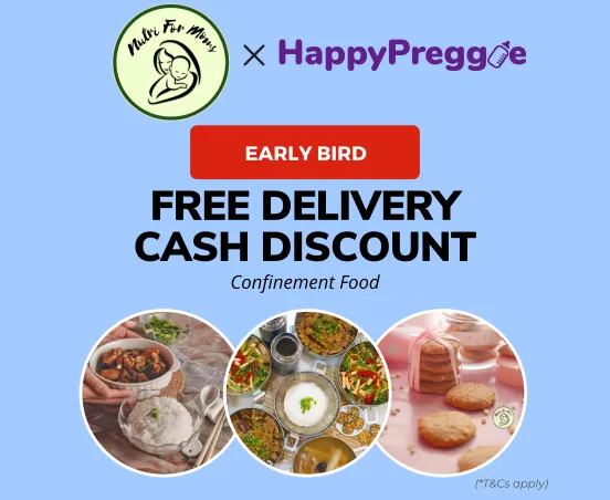 Confinement Food Cash Discount + FREE Delivery