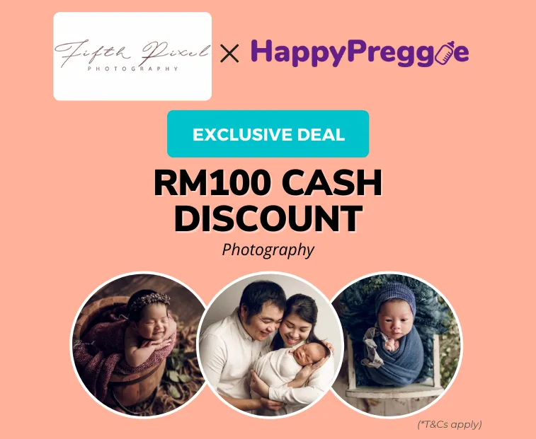 RM100 Cash Voucher for Newborn Photography